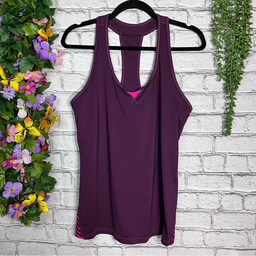 :💙2/$40💙Ideology Sleeveless Vibrant Pink & Purple Athletic Tank Top Size Large